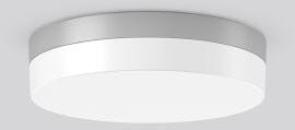 ARDEBO.de RZB Decken- und Wandleuchte FLAT SLIM round, Dekorative runde LED Anbauleuchte, 13...26 W, silber (312629.004)