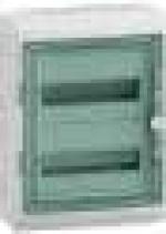 ARDEBO.de Schneider Electric Kaedra Kleinverteiler, Mureva Enclosure, 2x 12 TE, IP65, hellgrau (13433)