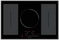 ARDEBO.de Wolkenstein WIF77-2FZF Induktionskochfeld, 77 cm breit, Touch Control mit Sliderfunktion, 5 Kochfelder, 9 Heizstufen, Timer, Kindersicherung, Aluminiumrahmen, schwarz