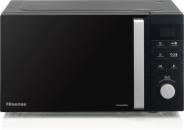ARDEBO.de Hisense H25MOBS1HC Stand Mikrowelle, 48,2 cm breit, 900 W, 25 L, 8 Automatikprogramme, Grillfunktion, schwarz