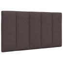 Kopfteil-Kissen Dunkelbraun 90 cm Stoff