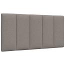 Kopfteil-Kissen Taupe 100 cm Stoff