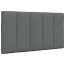 Kopfteil-Kissen Dunkelgrau 80 cm Stoff