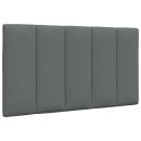 Kopfteil-Kissen Dunkelgrau 90 cm Stoff