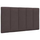 Kopfteil-Kissen Dunkelbraun 80 cm Stoff