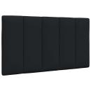 Kopfteil-Kissen Schwarz 90 cm Stoff