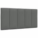 Kopfteil-Kissen Dunkelgrau 100 cm Stoff