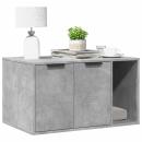 Katzenklo Betongrau 80x50x45 cm Holzwerkstoff