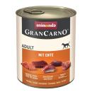 Animonda Dog GranCarno Adult mit Ente 800g (Menge: 6 je Bestelleinheit)