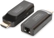 ARDEBO.de Assmann DS-55203 DIGITUS Mini HDMI Extender Set, Full HD 50m Cat6/6a/7, schwrarz (DS-55203)