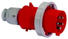 ARDEBO.de Bals 21241 CEE Stecker, 32A, 5-polig, 6h, IP67, 400V, Quick Connect, rot (21241)