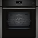 ARDEBO.de Neff B6AVJ7AG3 N50 A+ Einbaubackofen, 59,4 cm breit, 71 L, Pyrolyse, 8 Heizarten, TouchControl, Grillfunktion, Kindersicherung, Hide Tür, Air Fry, Graphite-Grey