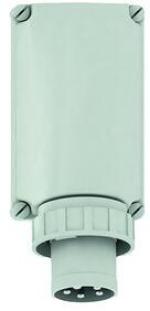 ARDEBO.de Bals Wandgerätestecker, 125A, 5p, >50V, 1h, IP67, grau (24241)