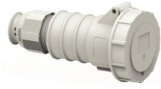 ARDEBO.de Bals Kupplung MULTI-GRIP TE-Plus, 32A, 5P, >50V, 1H, IP67, grau (31405)