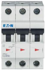 ARDEBO.de Eaton FAZ-B16/3 Leitungsschutzschalter (MCB), 16 A, 3p, Charakteristik: B (278847)