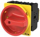 ARDEBO.de Eaton P3-63/EA/SVB/N Hauptschalter, P3, 63 A, Einbau, 3-polig + N, NOT-AUS-Funktion, mit rotem Drehgriff und gelbem Sperrkranz, abschließbar in 0-Stellung (010398)