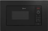 ARDEBO.de Neff HLAWG26S3 N30 Einbau Mikrowelle, 59,5 cm breit, 800 W, 20 L, QuickStart, 7 Automatikprogramme, schwarz
