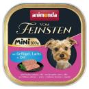 Animonda Dog vom Feinsten Mini Adult mit Geflügel, Lachs & Dill 100g (Menge: 32 je Bestelleinheit)