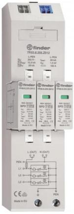 ARDEBO.de Finder 7P.03.8.255.Z012 Kombiableiter, Typ 1+2 für dreiphasige TN-C Netze (7P038255Z012)