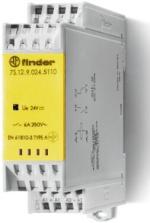 ARDEBO.de Finder 7S.12.9.024.5110 Relaismodul, 1 Schließer + 1 Öffner, AgNi + Au, 22.5 mm wide, cage-clamp terminals, DC, 24 V, 2 Kontakte, 6 A (7S1290245110)
