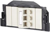 ARDEBO.de Metz Connect 1309300301-E E-DAT subway 3 Port GB2, perlweiß
