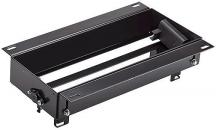 ARDEBO.de Bachmann TOP FRAME Einbaurahmen Untertischeinbau, 4-fach, ohne Deckel, schwarz (925.100)