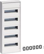 ARDEBO.de Hager VA60CN Kleinverteiler Volta, Aufputz, 5x12PLE, IP30, ohne Tür, QuickConnect, weiß