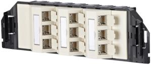 ARDEBO.de Metz Connect C6Amodul 9 Port 180°M GB3 Anschlusseinheit, perlweiß (130B11S90301-E)