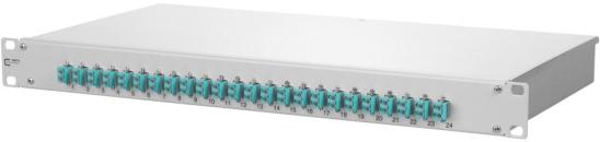 ARDEBO.de Metz Connect OpDAT fix splice 24xLC-D OM3 LWL-Patchfeld