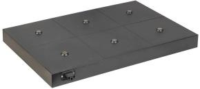 ARDEBO.de SLV VINOLINA TWO Ladebasis für Tischleuchten, max. 6 Leuchten, IP20, schwarz (1007698)