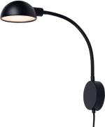 ARDEBO.de Nordlux Nomi Wandleuchte, E14, IP20, 8W, verstellbarer Lampenkopf, schwarz (2220171003)