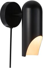 ARDEBO.de Nordlux Wandleuchte Rochelle Wandleuchtes, GU10, IP20, 8W, schwarz (2320301003)
