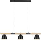 ARDEBO.de Nordlux Theo Pendelleuchte, GU10, IP20, 3x25W, dimmbar, schwarz (2112603003)