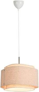 ARDEBO.de Nordlux Takai Pendelleuchte, E27, IP20, 25W, dimmbar, beige (2320403018)