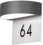 ARDEBO.de Konstsmide LED Monza Wandleuchte, grau (7855-370)