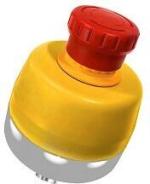 ARDEBO.de Bernstein SEU-4/0/2-P86-C Not-Halt Taster, leuchtend, gelb rot (6075689168)