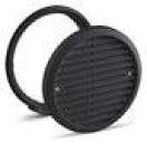 ARDEBO.de Lunos 1/AZ 180 Außengitter, mit Krallenbefestigung Insektenschutz und Fassadenschutzring, Ø 180mm, anthrazit (41143)