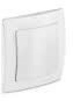 ARDEBO.de Lunos 5/W Schalter, zweipolig, weiß (36641)