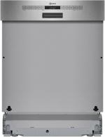 ARDEBO.de Neff S145EBS16E N50 Teilintegrierter Geschirrspüler, 60 cm breit, 13 Maßgedecke, AquaStop, Kindersicherung, HomeConnect, OpenDry, Edelstahl