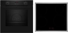 ARDEBO.de Neff BX46PIB0 N30/N50 A+ Backofen-Set (B2CCG6AK3 + T46SBE1L0) mit Induktionskochfeld, 60 cm breit, 71 L, Pyrolytisch, schwarz