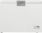 ARDEBO.de Beko HSM22340 Stand Gefriertruhe, 110,5 cm breit, 230 L, Schnellgefrieren, LED Beleuchtung, Temperaturalarm bei Störung, 2 Körbe, weiß