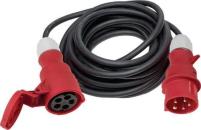 ARDEBO.de Weingärtner CEE-Verlängerung 16 A 400 V 10m H07RN-F 5x1,5mm², IP44, Schwarz (00421)