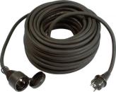 ARDEBO.de Weingärtner Verlängerungskabel 16 A 230 V 3G1,5mm² 25m IP44, schwarz (02117)