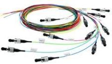 ARDEBO.de Telegärtner Pigtail-Set mit eingefärbten Adern, 12 Farben, 2m länge (100012044)