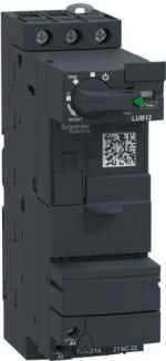 ARDEBO.de Schneider Electric Grundgerät, TeSys U, 12A, mit Schraubklemmen, schwarz (LUB12)