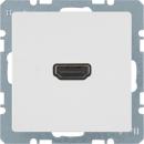 ARDEBO.de Berker 3315426089 High Definition Steckdose, Q.1/Q.3, polarweiß samt