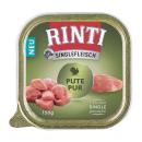 Rinti Singlefleisch Schale Pute Pur 150 g  (Menge: 10 je Bestelleinheit)