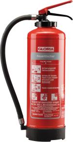 ARDEBO.de Gloria P 6 Easy Pulver-Aufladefeuerlöscher mit Wandhalter (802171.0000)