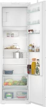 ARDEBO.de Siemens KI82LNSE0 iQ100 Einbaukühlschrank mit Gefrierfach, Nischenhöhe 177,5 cm, 280 L, Schleppscharnier, super Cooling, safety Glas, vario Zone