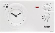 ARDEBO.de Theben RAMSES 725 Analog-Uhrenthermostat, Wechsler, IP 20, weiß (7250030)